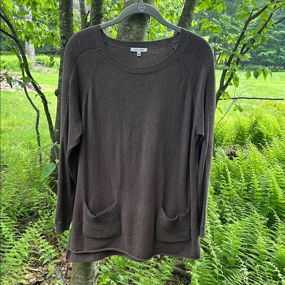 Lisa Todd Brown Crew Neck Sweater